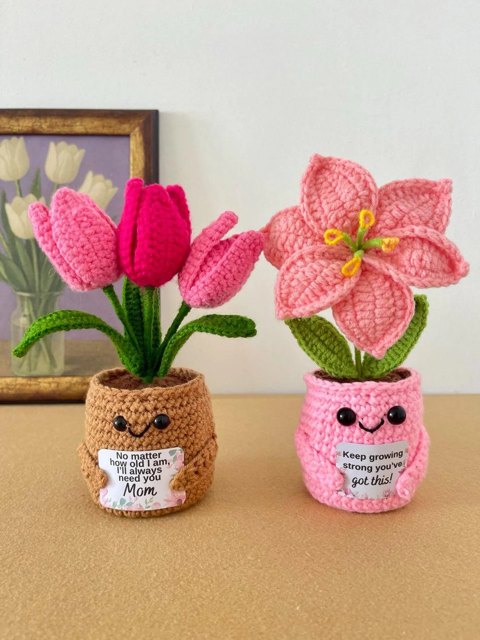 Cadeau pour maman – Fleur au crochet