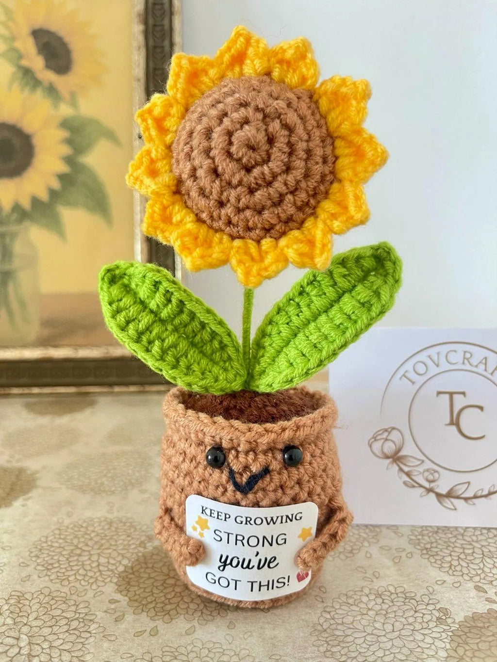 Cadeau pour maman – Fleur au crochet