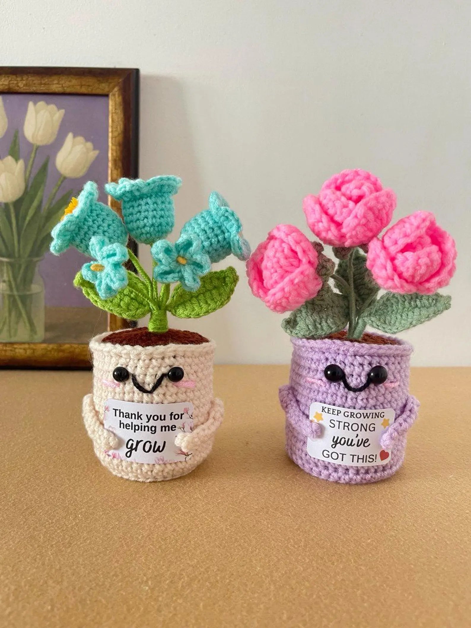 Cadeau pour maman – Fleur au crochet